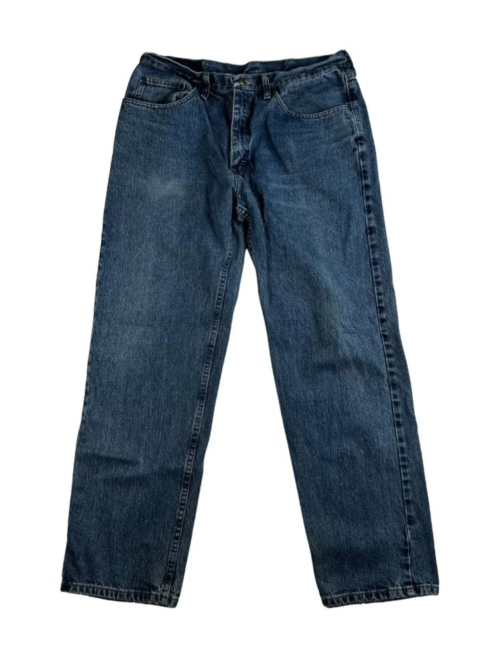 Lee Men's Jeans Reserve Straight Leg Dark Wash Premium Denim Blue Size 36x32